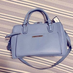 Nine West Zip N Go Blue Sky Handbag